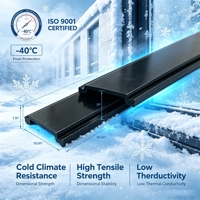 Bande thermique en forme de C en polyamide PA66 pour cadre de fenêtre de véranda en aluminium – Fournisseur mondial en gros