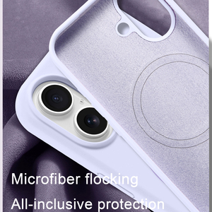 Coque de téléphone en silicone <span class=keywords><strong>liquide</strong></span> anti-traces de doigts pour 15/16 Pro Max - Étanche, antichoc, magnétique et compatible avec la charge sans fil - Product Image 4