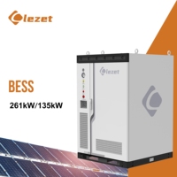 Système de stockage d'énergie électrique 135 kW 261 kWh avec batterie LiFePO4 à refroidissement liquide pour usage solaire – Fournisseur d'usine