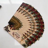 Biglietti da Visita di Lusso Personalizzati a Forma Allungata con Stampa Offset, Stampa a Caldo e Laminazione per Promozioni