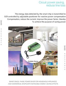 Безопасное и эффективное полностью автоматическое энергосберегающее устройство 50 кВт, Однофазное интеллектуальное энергосберегающее устройство, оптовая продажа с завода - Product Image 4