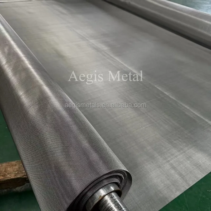 100 120 200 250 maille en alliage de nickel 600 601 625 maille d'écran de fil d'Inconel