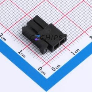 43025-2Y Housing (Wire-to-Board / Wire-to-Wire) P=3mm Connector ( Jack Structure: 2x1P )( Pitch: 3mm )( Row Spacing: 3mm ) - Product Image 1