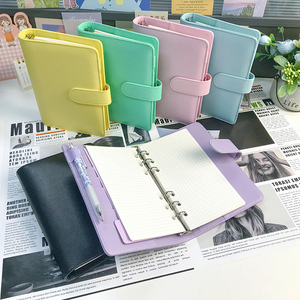 loose leaf a6 notebook leather a5 planner binder 6 ring binder file folder for budget organizer