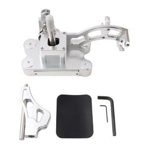 Plaque de base courte pour levier de vitesses Honda RSX, en aluminium billette, spécifications de course, amélioration de performance, fixation renforcée HB052-SL - Product Image 1