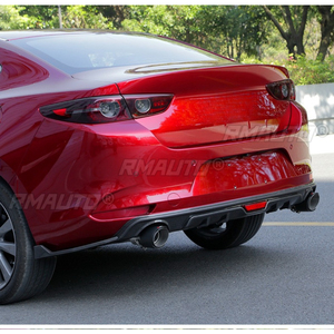 สำหรับ Mazda 3 Axela 2020+ ชุดแต่งกันชนหลัง ลิปสปลิตเตอร์ ดิฟฟิวเซอร์ ชุดแต่งตัวถังรถยนต์ ฝาครอบป้องกันกันชน อุปกรณ์ตกแต่งรถยนต์ - Product Image 3