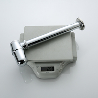 Vente en gros d'appareils sanitaires au design moderne de vidange d'évier en zinc chromé siphon de lavabo tuyau d'évacuation bouteille de vidange siphon