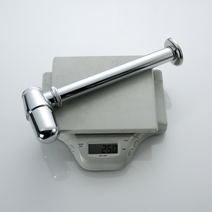 Artículos sanitarios Diseño moderno Venta al por mayor Cromo plateado Zinc Lavabo Fregadero Desagüe Lavabo Sifón Tubería <span class=keywords><strong>de</strong></span> desagüe Botella Trampa Desagüe - Product Image 4