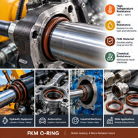 Dlseals HNBR Kompressor O-Ring Hitze- und Ölbeständige Gummidichtung für Luftkompressor Maßgefertigte Größe Fabriklieferung Industrieausrüstung