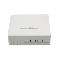 Kotak Distribusi Serat Optik Dinding Tipe 86 Siap Pakai FTTH DAMU 5G, 1 2 4 6 Core 8 Port GPON PLC Splitter
