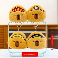 Llavero con Colgante de Oso de Peluche, Muñeco de Dibujos Animados, Regalo para Niños, Estilo Pareja, Poliéster y Algodón PP