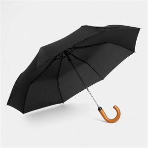 Parapluie pliant semi-automatique de 23 pouces à 8 baleines, coupe-vent, de bonne qualité, vente en gros - Product Image 2