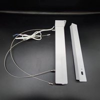 Panneau de signalisation de sortie lumineux à bords éclairés, motif Homme qui court, simple ou double face, 220-240V, IP20, signalisation d'urgence incendie pour lieux humides
