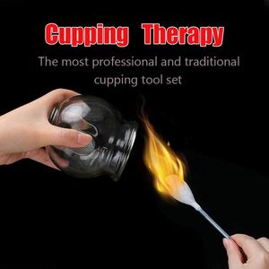 <span class=keywords><strong>Cloud</strong></span> & Dragon - Juego de Ventosas de Vidrio Tradicionales Chinas para Terapia de Masaje Corporal, 14 Piezas/Juego - Product Image 5
