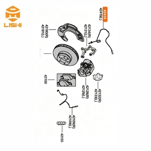 Capteur de vitesse de roue <span class=keywords><strong>ABS</strong></span> d'essieu avant droit pour Li <span class=keywords><strong>Auto</strong></span> L8 2022- Li <span class=keywords><strong>Auto</strong></span> L9 2022- X01-35060038 - Product Image 3