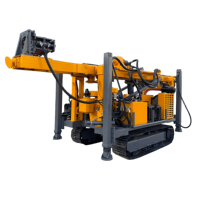 Nouvelle Foreuse Rotative Feiyang JDL-350 sur Chenilles, Moteur Diesel, 350m, Portable, Faible Coût d'Entretien, Boîte de Vitesses, Utilisation Agricole et Minier du Charbon