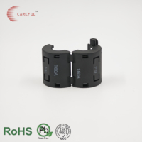 Filtro EMI de núcleo de ferrita con clip de 160A ID16.2mm al por mayor - Supresor de ruido de apertura rápida para cables de carga y datos