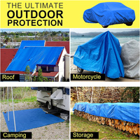 Bâche enroulable YRH Factory robuste, imperméable, isolante thermiquement, anti-UV, pour tente, camion, camping, extérieur, pare-soleil en PE/PVC