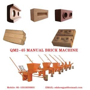 SHENGYA notevole fare <span class=keywords><strong>QM</strong></span> 2-45 piccola catena di mattoni per blocco macchina di stampaggio - Product Image 2