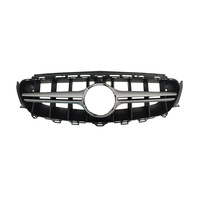 Calandre avant pour Classe E W213 E260/E300/E53 AMG E63S Style Remplacement Plastique ABS Chrome Argent Noir 2016-2020