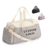 Bolsa de viaje personalizada Unisex ligera para gimnasio, Yoga y deportes, para fin de semana durante la noche con compartimento para zapatos, estilo de moda