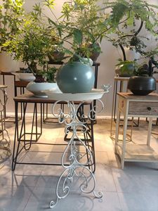 Grande sélection d'objets artisanaux en <span class=keywords><strong>métal</strong></span> de style américain, supports à <span class=keywords><strong>fleurs</strong></span> vintage d'<span class=keywords><strong>extérieur</strong></span> à un seul support, mangeoires à oiseaux, décorations pour villa/jardin - Product Image 2