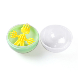 Cápsula vacía de plástico para máquina expendedora, <span class=keywords><strong>huevo</strong></span> <span class=keywords><strong>sorpresa</strong></span> de 45mm, transparente, novedad - Product Image 4