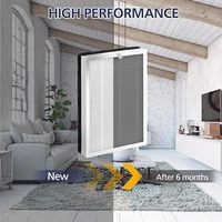 Filtre de remplacement compatible avec le purificateur d'air série MA 25 S1/W1/B13 en 1 étape avec charbon actif