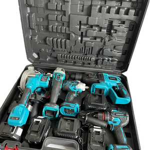 Bộ dụng cụ sạc không chổi than đa năng 5 món, có thể tùy chỉnh OEM, máy khoan điện cầm tay, máy mài góc dùng pin Lithium - Product Image 2