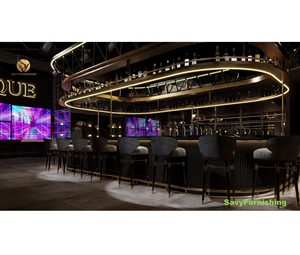 Conception de comptoir de <span class=keywords><strong>bar</strong></span> moderne, concept de comptoir de <span class=keywords><strong>bar</strong></span> à cocktails, comptoir de <span class=keywords><strong>bar</strong></span> personnalisé pour <span class=keywords><strong>speakeasy</strong></span>, <span class=keywords><strong>bar</strong></span> à vendre - Product Image 1