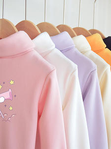 Capa base gruesa de dibujos animados para niñas Qianchuan de buena calidad, ropa de invierno, parte superior cálida de lana para bebé, <span class=keywords><strong>Posada</strong></span> para niños - Product Image 3