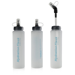 Gourde d'hydratation 500 ml, bouteille d'eau portable pour les sports de plein air, design durable - Product Image 1
