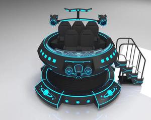 Produttore VR 720 9D VR <span class=keywords><strong>Multiplayer</strong></span> ufo Vr Simulator 5 posti Roller Coaster Equipment simulatore di realtà virtuale - Product Image 1