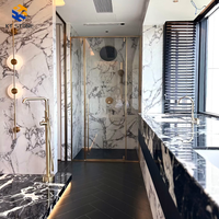 Dalle de marbre au design moderne KT STONE pour sol, mur, îlot, comptoir, décoration intérieure et projets d'ingénierie