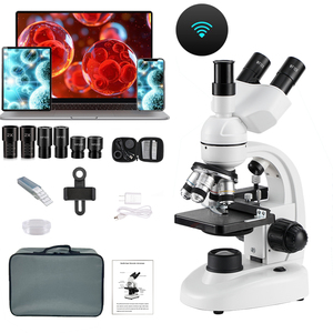 HD điện tử Wifi máy ảnh sinh học ngoài trời giáo dục sinh viên phòng thí nghiệm trinocular kính hiển vi - Product Image 1
