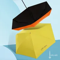Mini parapluie de poche personnalisé avec logo, coupe-vent, pliable, compact, léger, pour voyage et affaires, vente en gros, fabricant chinois