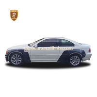 Nouvel arrivage : Kit carrosserie large pour BMW E36 E46 Série 3, design style RB, comprenant lèvre de pare-chocs avant, extensions d'ailes, jupes latérales et aileron arrière