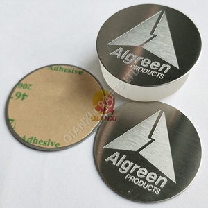 Plaques métalliques personnalisées avec logo gravé en acier inoxydable, nom gravé ss - Product Image 5