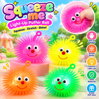 Jouet anti-stress en TPR, pelucheux et moelleux, à remontée lente, multicolore, emballage individuel, vente en gros d'usine