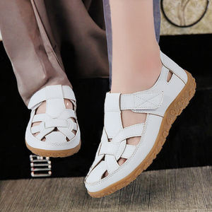 Sandalias Planas de Mujer para Primavera/Verano, Estilo Transfronterizo, Diseño Hueco, Nueva Colección de Playa, Tendencia de Moda, Cierre Deslizante, Plataforma - Product Image 3