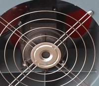 Ventilateur axial industriel électrique à faible bruit, à dispersion, avec volet tropical, carré, mural, antidéflagrant
