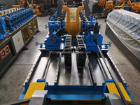 CANGZHOU ZHONGTUO ZTRFM combiné 2 en 1 goujon et chenille furring canal chapeau haut de forme angle rouleau d'acier formant la machine