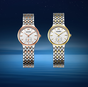 Reloj de pulsera de cuarzo con logotipo personalizado para parejas, reloj de mano de marca, precio barato, bajo pedido mínimo - Product Image 6