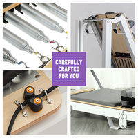 Équipement de yoga d'exercice à bas prix de haute qualité machines de pilates de réformateur en aluminium à domicile pliables