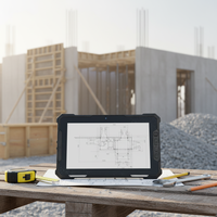 Tablet PC Industrial Resistente al Agua con Lector RFID Activo Scanlogic, Android 12, Rockchip, 8GB, 10.1 Pulgadas, 8000mAh, 1000nit, Preparada para IA, OEM