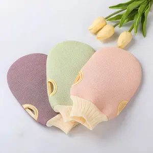 Double-sided Towel Korean Exfoliating Bath Washcloth Body Scrub Shower Towel Portable for Adults Coarse Grain Brush