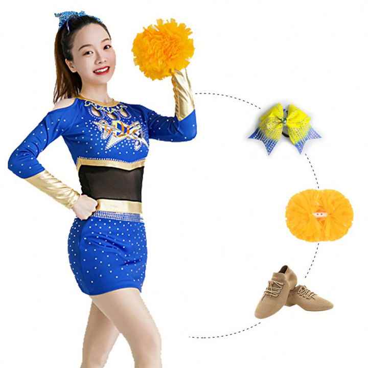 Free Design and Customized Fashionable Cheerleading Uniforms for You