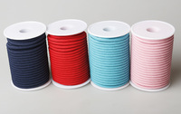 Cordon en nylon tressé coloré haute résistance, durable, personnalisé, 3 mm, 4 mm, pour la fabrication de bijoux et de bracelets