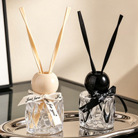Décoration d'intérieur, diffuseur de parfum à bâtonnets en huile essentielle naturelle longue durée 50 ml, diffuseur d'arômes sans flamme
