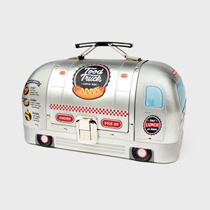Lunch Box in Stile Vintage con Manico per Bambini, Ideale per la Scuola - Product Image 1